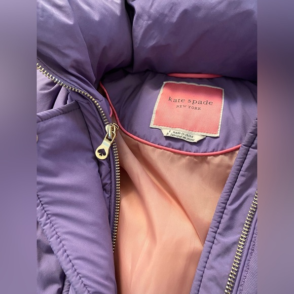 SOLD - Kate Spade Cinched Waist Hooded Puffer Coat - Picture 8 of 9